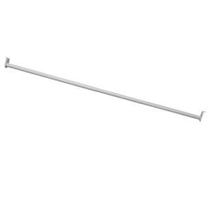 lot 28229 image: Design House Adjustable Closet Rod in White 48-Inch to 72-Inch