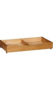 lot 28231 image: Solid Wood Under Bed Storage Drawer with 4-Wheels for Bedroom,Wooden Underbed Storage Organizer,Suggested for Queen and King Size Platform Bed