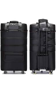 lot 28241 image: ELDA Expandable Foldable Suitcase Heavy Duty Luggage Bag with Trolley, Extra Large Suitcases, Duffel Bags for Men Women Travel(1 pack)