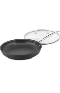 lot 28249 image: Cuisinart 12-Inch Skillet, Nonstick-Hard-Anodized with Glass Cover, 622-30G