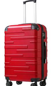 lot 32283 image: Coolife Luggage Suitcase Carry-on Hardside Travel Luggage TSA Lock Spinner Telescopic Handle-20��