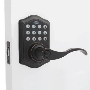 lot 32293 image: Honeywell Electronic Entry Lever Door Lock ORB