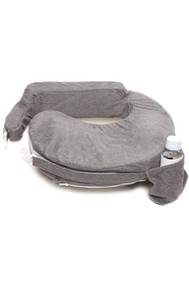 lot 32294 image: My Brest Friend Nursing Pillow - Deluxe - Enhanced Comfort w Slipcover - Ergonomic Breastfeeding Pillow For Ultimate Support For Mom & Baby - Adjustable Pillow W Handy Side Pocket, Evening Grey