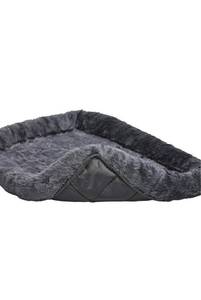 lot 32296 image: Gray Dog Bed  Bolster Dog Bed Fits Metal Dog Crates  Machine Wash & Dry, 22-Inch