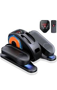 lot 32307 image: Under Desk Elliptical Machine, Ellipse Leg Exerciser for Seniors Fully Assembled, Quiet & Portable Electric Seated Pedal Exerciser with Remote Control & 12 Adjustable Speeds