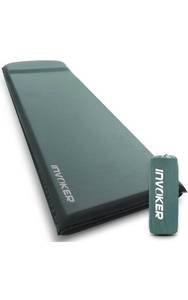 lot 32310 image: INVOKER Camping Sleeping Pad �� 3.1 inch UltraThick Elasticity Foam Fast Self-Inflating Insulated Durable Camping Mat with Pillow for Tent Backpacking Traveling and Hiking Air Mattress
