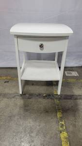 lot 56442 image: Side Table With Single Drawer 22H x 18W x18D