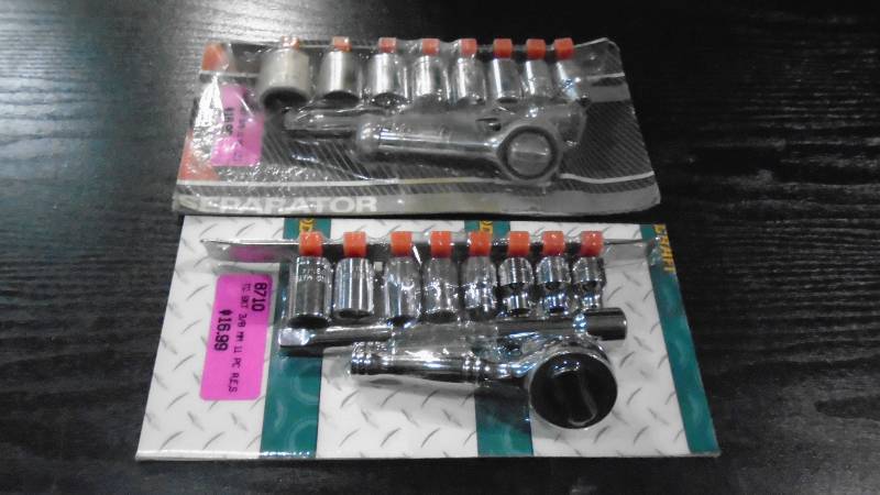lot 4605 image: 10- Pcs 38 Drive Socket Sets.