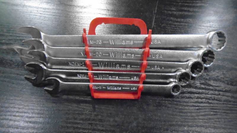 lot 4612 image: Williams 5Pc Wrench Set.
