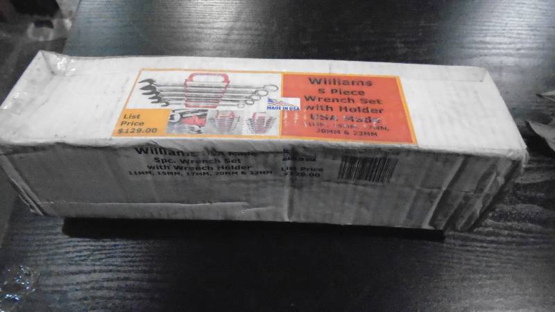 lot 4614 image: Williams 5Pc Wrench Set.