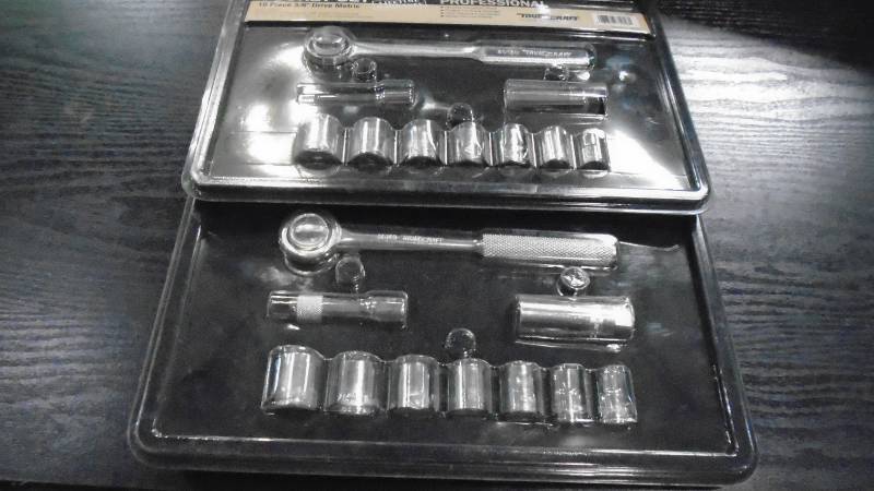 lot 4617 image: 10- Pcs 38 Drive Socket Sets.