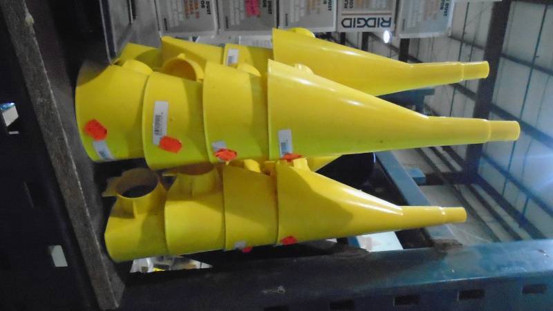 lot 4645 image: Safety Gas Can poly Funnels