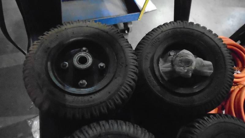 lot 4665 image: Pneumatic Wheels.