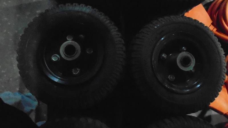 lot 4667 image: Pneumatic Wheels.