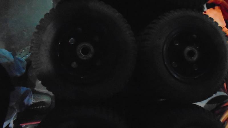 lot 4668 image: Pneumatic Wheels.