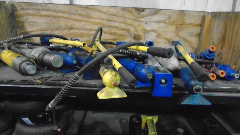 lot 4698 image: Misc Porta power Parts( Used and untested.)