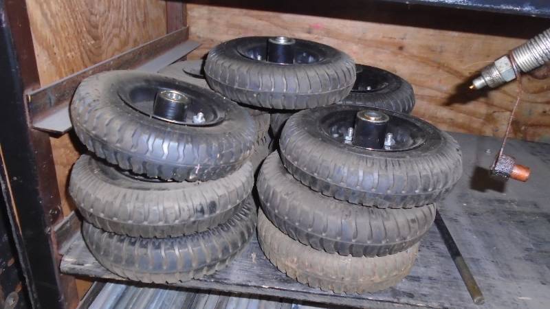 lot 4700 image: Pneumatic Wheels.