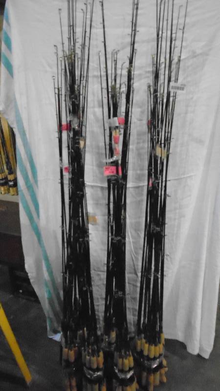 lot 4719 image: One Hundred New Fishing Poles.