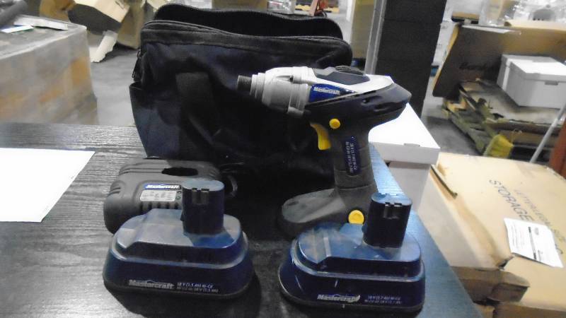 lot 4753 image: Mastercraft Cordless Impact Driver.