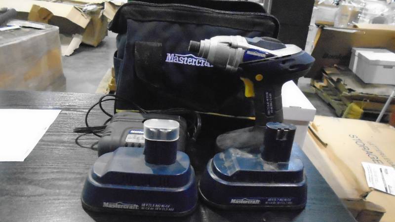 lot 4754 image: Mastercraft Cordless Impact Driver.