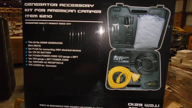 lot 4830 image: American Camper Generator accessory Kit.