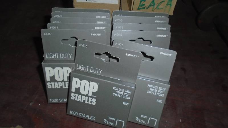 lot 4838 image: Emhart Brand POP Staples.