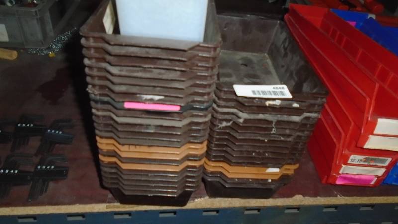 lot 4848 image: Plastic Storage Trays.