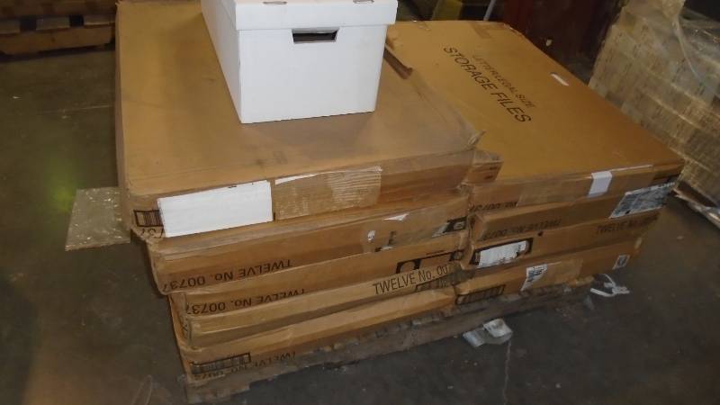 lot 4854 image: File Storage Boxes.