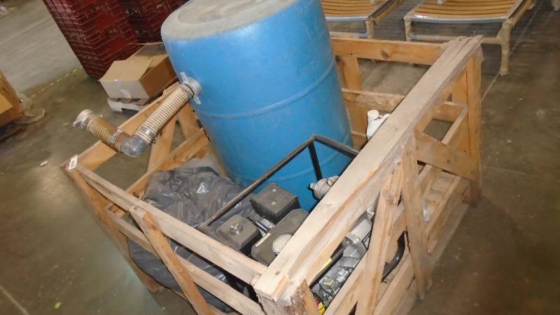 lot 4862 image: Gas powered water Pump Set Up.
