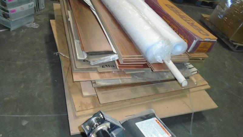 lot 4867 image: Mixed Flooring Lot And Misc Flat Boards.