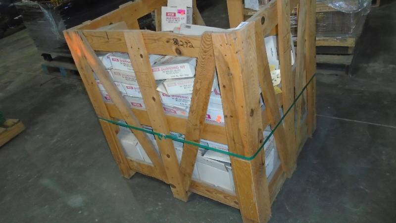 lot 4869 image: Pallet Misc Ryobi Accessories and Norton Sanding sheets.