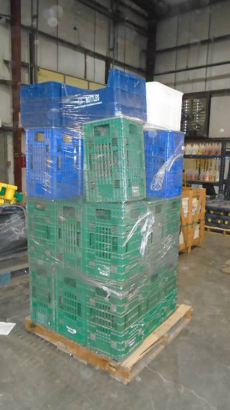 lot 4884 image: Water Bottle Crates.