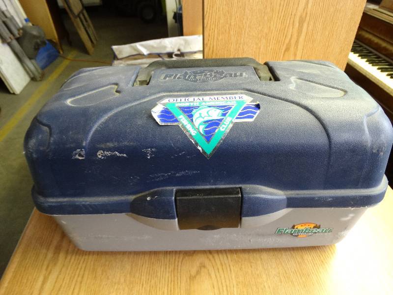 lot 992 image: Flambeau tackle box and contents.