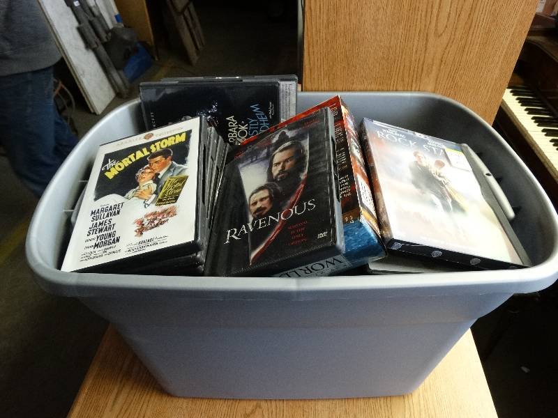 lot 1011 image: Big lot of DVDs and VHS.