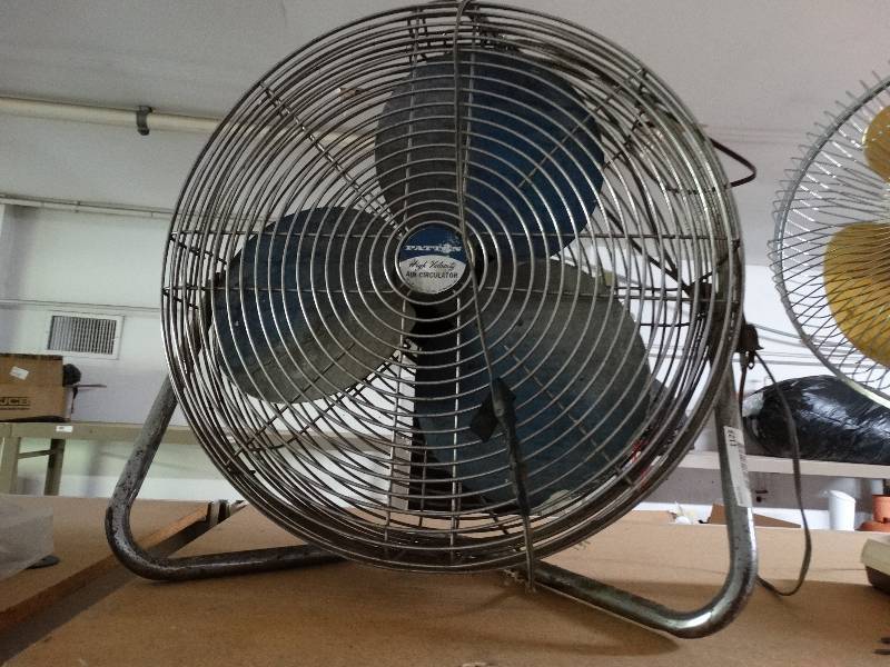 lot 1123 image: 2 fans. Galaxy and Patton.