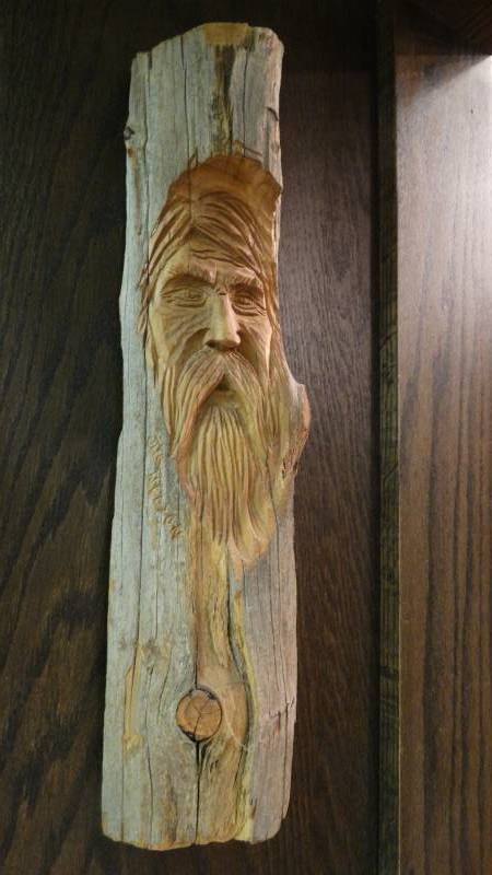 lot 141 image: 2 hand carved wall art pieces