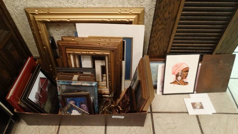 lot 154 image: Lot of various picture frames and framed art