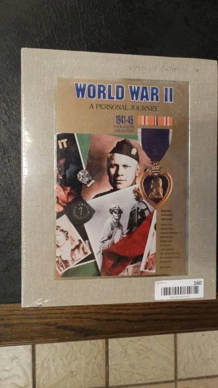 lot 160 image: World War II 4 volume collection- Unopened