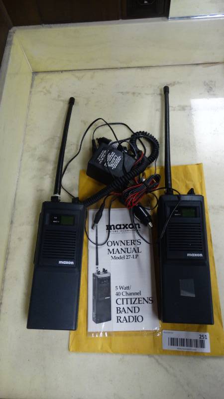 lot 251 image: 2 Maxon CB radios