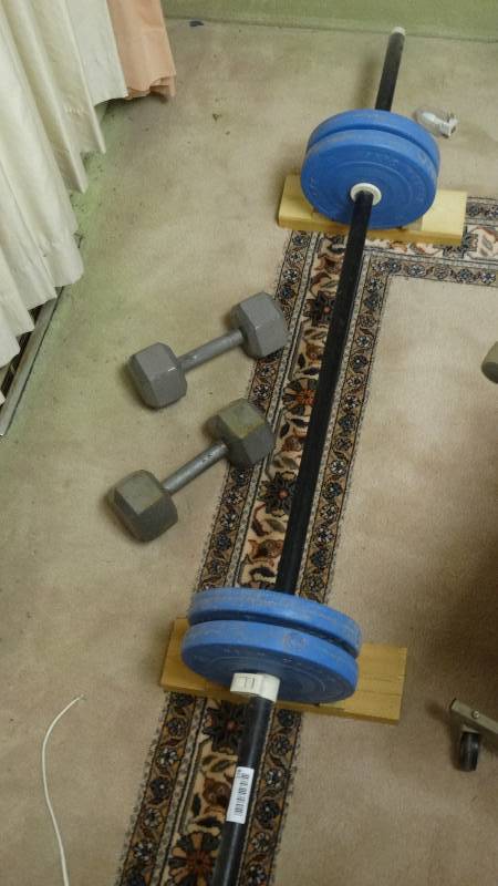 lot 278 image: Weights & bar