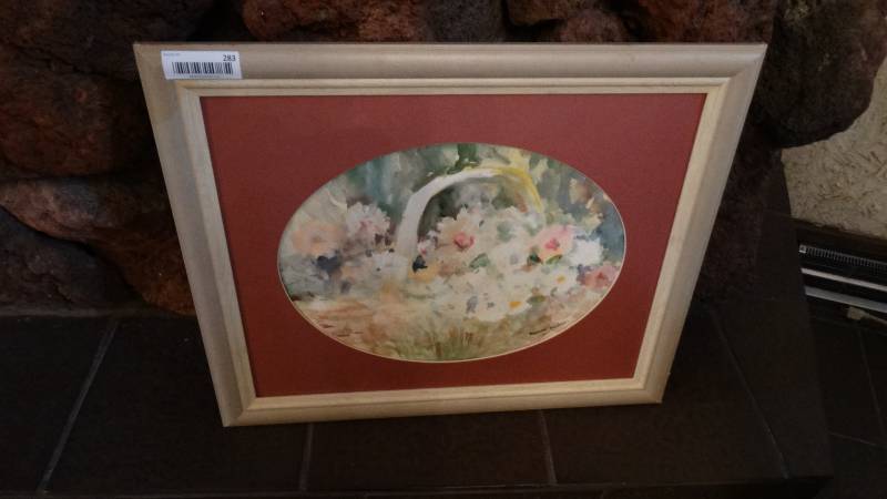 lot 283 image: Framed original painting in frame- Signed by artist