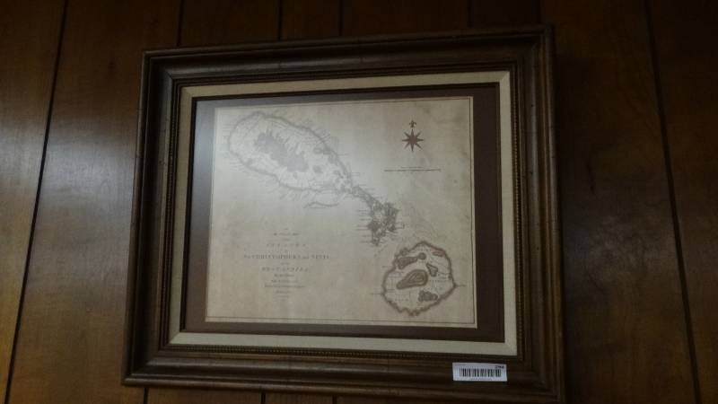 lot 294 image: Map of island in frame