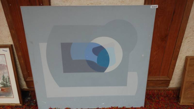 lot 301 image: Original painting on canvas framed