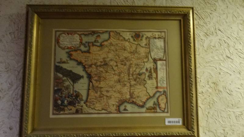 lot 317 image: Framed map