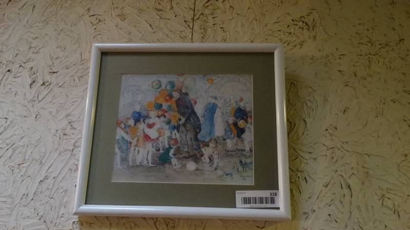 lot 318 image: Framed print- Signed
