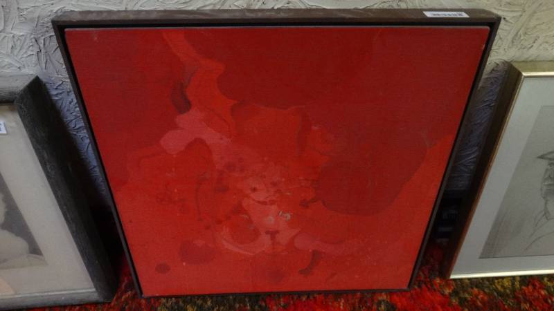 lot 324 image: Framed original painting on canvas