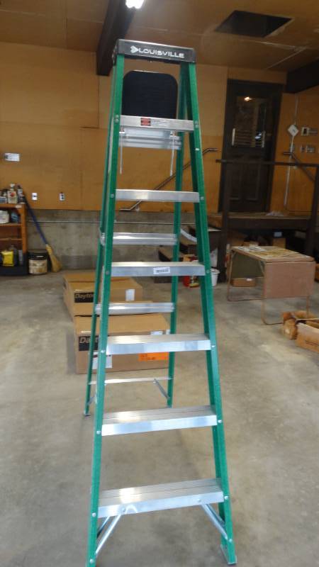 lot 351 image: Fiberglass step ladder