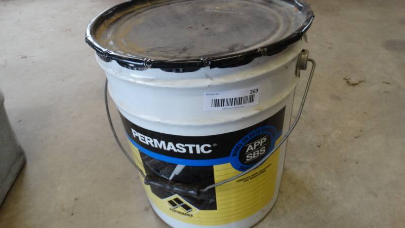 lot 363 image: 5 gallon bucket of Permastic