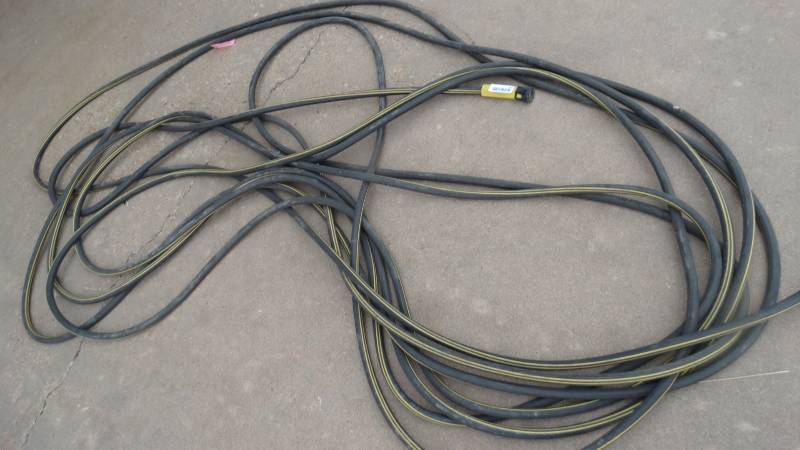 lot 375 image: Garden hose & gas tank dip stickmeasuring stick