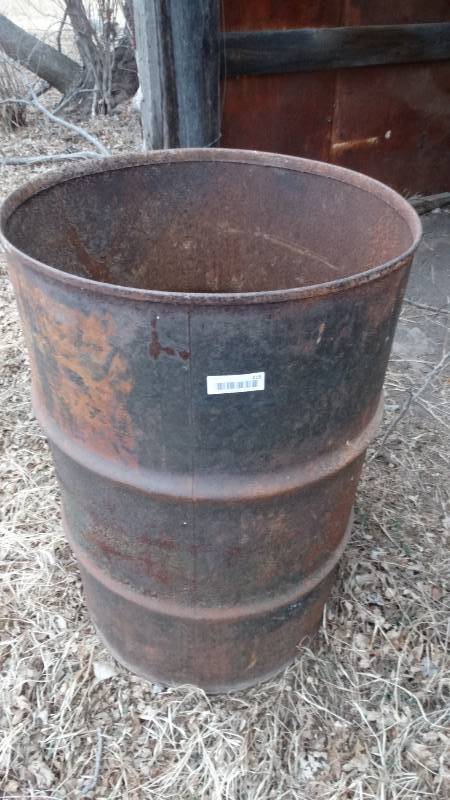 lot 418 image: 55 gallon burn barrel